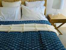 Load image into Gallery viewer, Nalini Indigo Kantha Quilt | Queen ~ King