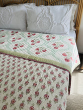 Load image into Gallery viewer, Jahanvi Cotton  Filled Quilt | Queen ~ King
