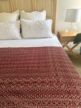 Load image into Gallery viewer, Garima Ajrakh Kantha Quilt ~ Queen | King