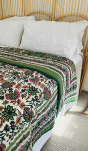 Farida Cotton Filled Quilt  ~ King Single