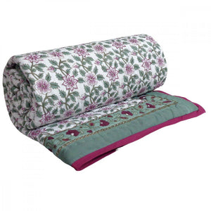 Farah Cotton Filled Quilt  ~ King Single