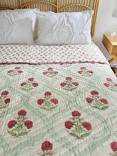 Load image into Gallery viewer, Jahanvi Cotton  Filled Quilt | Queen ~ King