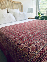 Load image into Gallery viewer, Garima Ajrakh Kantha Quilt ~ Queen | King