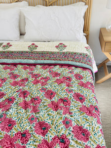 Isha Cotton Filled Quilt  ~ King Single