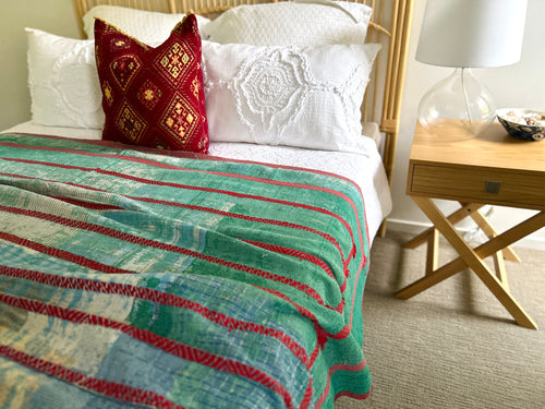 Vintage Kantha Throw ~ Ishir