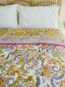 Nila Cotton Filled Quilt  ~ King