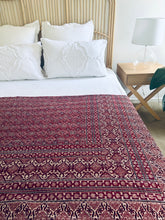 Load image into Gallery viewer, Garima Ajrakh Kantha Quilt ~ Queen | King