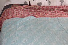Load image into Gallery viewer, Evanshi Vintage Kantha Quilt | (QUEEN-KING)