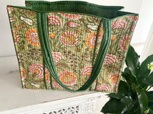 Load image into Gallery viewer, Quilted Tote Bag ~ Jaya