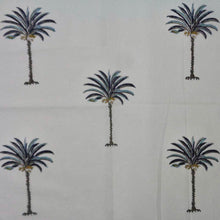 Load image into Gallery viewer, Napkin - Palm Tree Blue