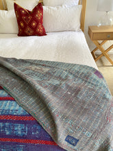 Load image into Gallery viewer, Vintage Kantha Throw ~ Ishir