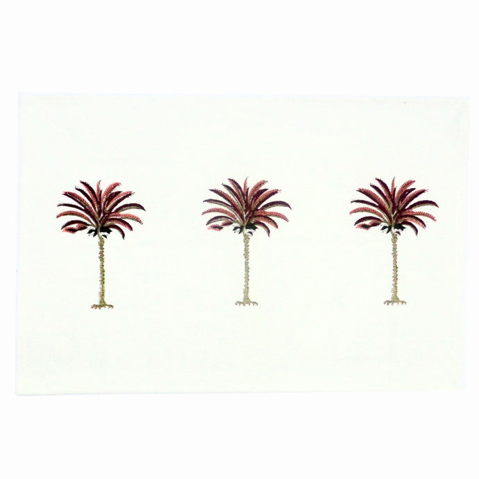 Placemats - Pink Palm