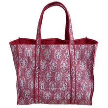 Load image into Gallery viewer, Quilted Tote Bag ~ Nisha