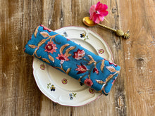 Load image into Gallery viewer, Napkin - Darsh Blue Floral
