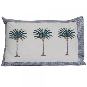 Pillowcase Set ~Blue Imperial  Palm