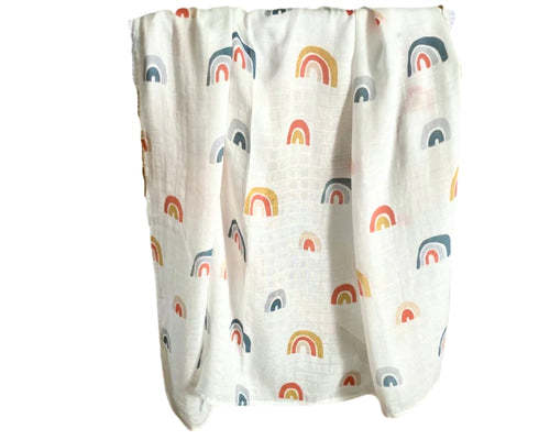 Bamboo Cotton Swaddle ~ Bloom