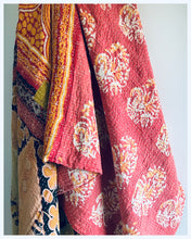 Load image into Gallery viewer, Alisha Vintage Kantha Quilt | (QUEEN-KING)