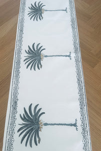 Imperial Grey Palm ~ Table Runner
