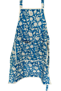 APRON - AQUA FLORAL