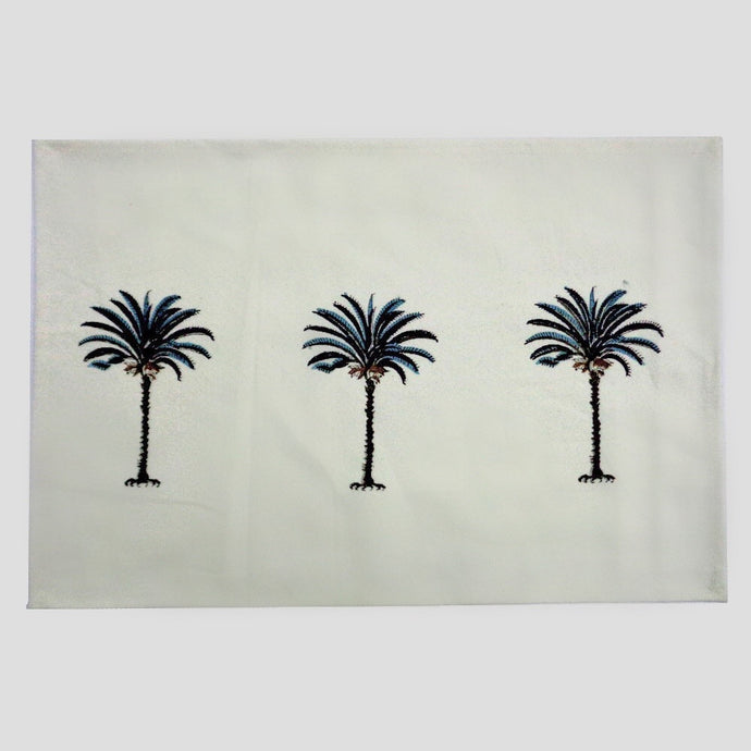 Placemats - Blue Palm