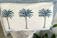 Load image into Gallery viewer, Pillowcase Set ~Blue Imperial  Palm