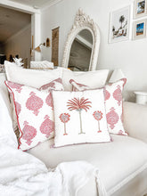 Load image into Gallery viewer, Aakesh ~ Block Printed Cushion Piped Edges
