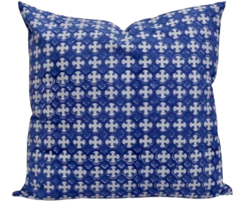 Azraq ~ Block Printed Cushion