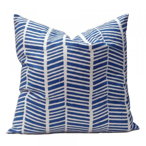 Karana Indigo ~ Block Printed Cushion