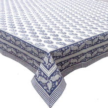Load image into Gallery viewer, Anaya Indigo &amp; White Tablecloth  (10~12 Seater)